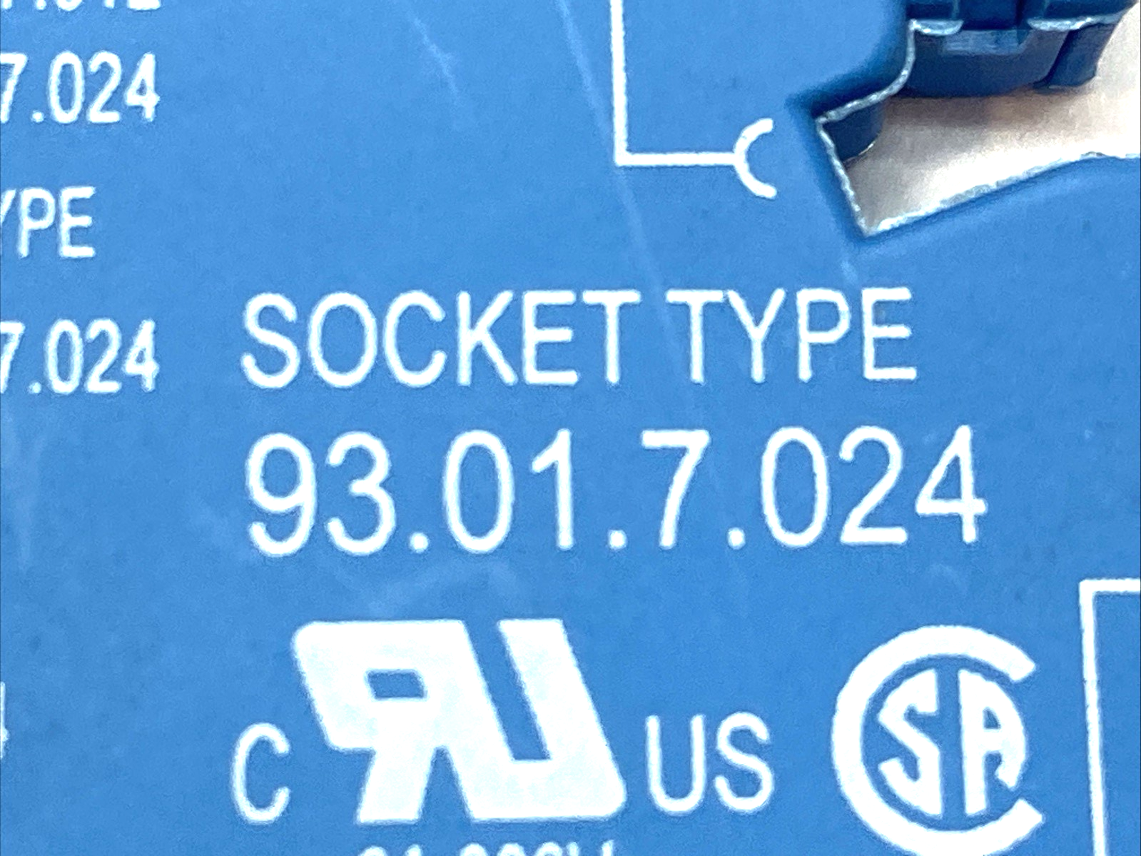 Finder 93.01.7.024 5 Pin Relay Socket w/ Power Relay 34.51.7.024.0010 LOT OF 3 - Maverick Industrial Sales