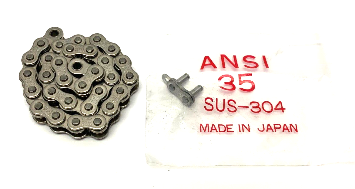 HHK SRO35RIX=1FT Stainlees Steel Chain Link w/ Lock Key 1' - Maverick Industrial Sales
