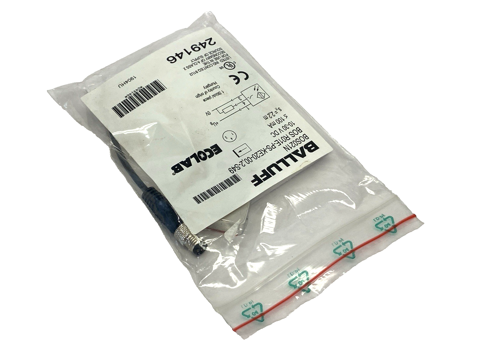 Balluff BOS R01E-PS-KE20-00,2-S49 Cubical Through-Beam Sensor 10-30VDC BOS021N - Maverick Industrial Sales