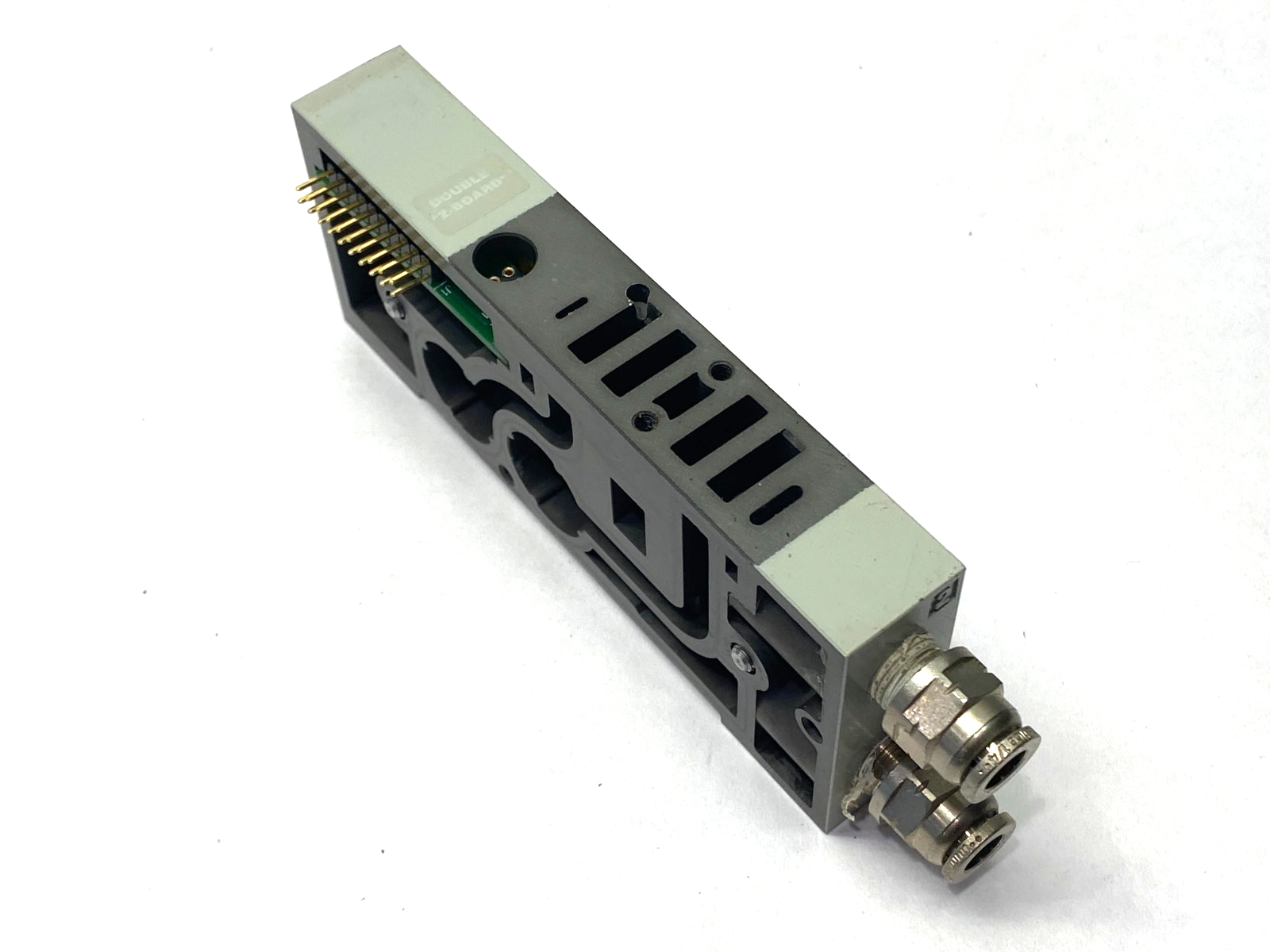 Numatics 006-206 Pneumatic Manifold 1/8" NPT w/ 256-152 Rev. G Double Z-Board - Maverick Industrial Sales