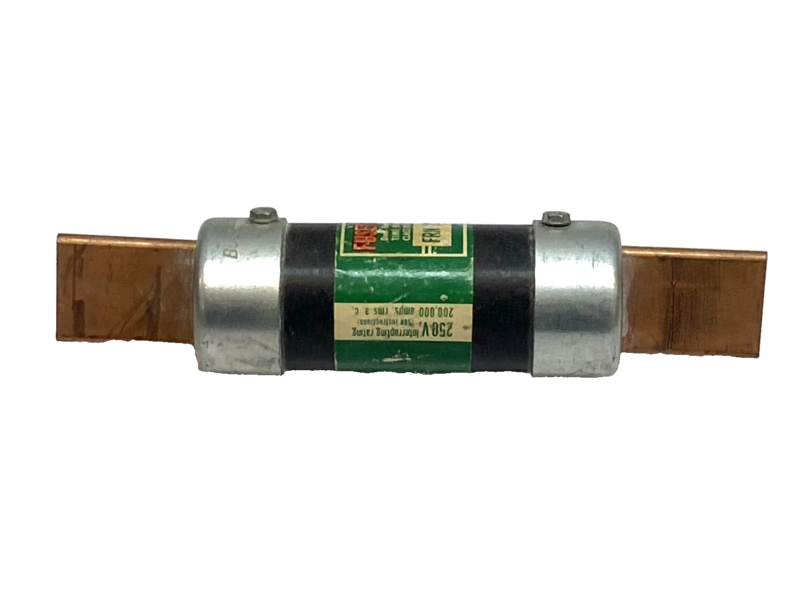 Bussmann FRN 200 Fusetron Time Delay Class RK5 Fuse 200A 250VAC LOT OF 2 - Maverick Industrial Sales