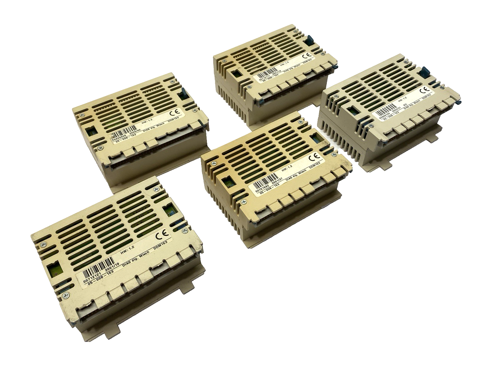 05-008-163 | Sigmatek DIAS Digital Conversion Module DDM 163 LOT OF 5 - For parts or not working - Maverick Industrial Sales