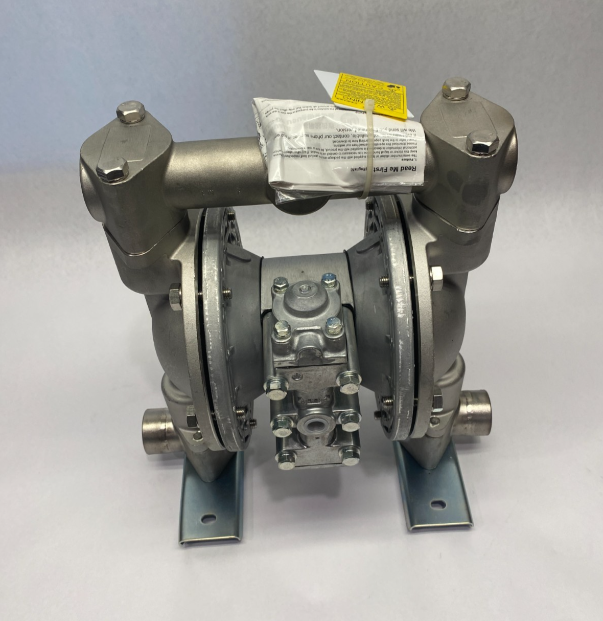Yamada NDP-25BSS-I Stainless Steel Air Powered Double Diaphragm Pump 1" In/Out - Maverick Industrial Sales