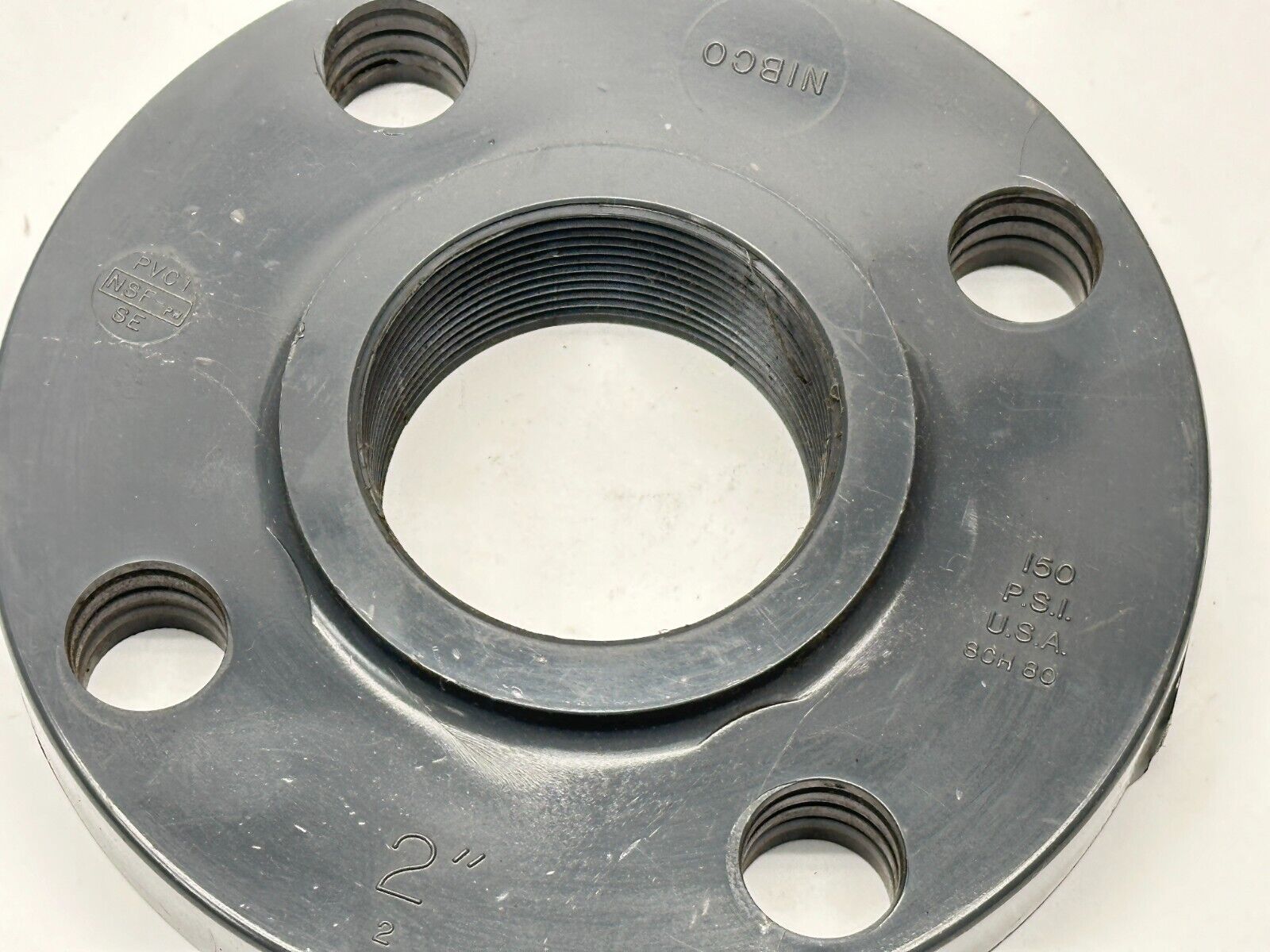 Nibco 4551-H-3 2" Thread Flange PVC Schedule 80 CA24150 - Maverick Industrial Sales