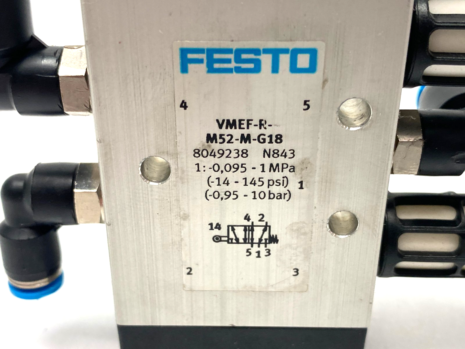 Festo VMEF-R-M52-M-G18 Roller Lever Valve 5/2-way, Monostable 8049238 - Maverick Industrial Sales