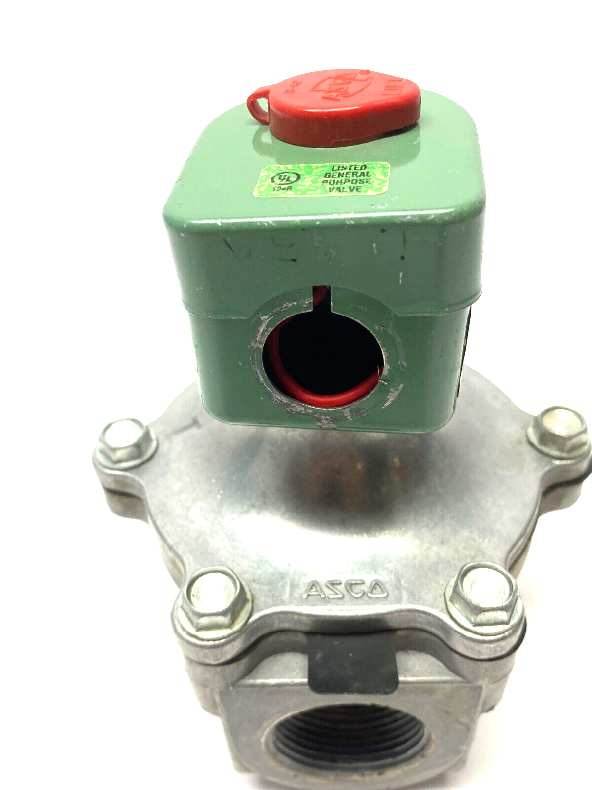 ASCO 8215C63 Red Hat Solenoid Valve 2-Way Normally Open 1-1/4" NPT 15.4W - Maverick Industrial Sales