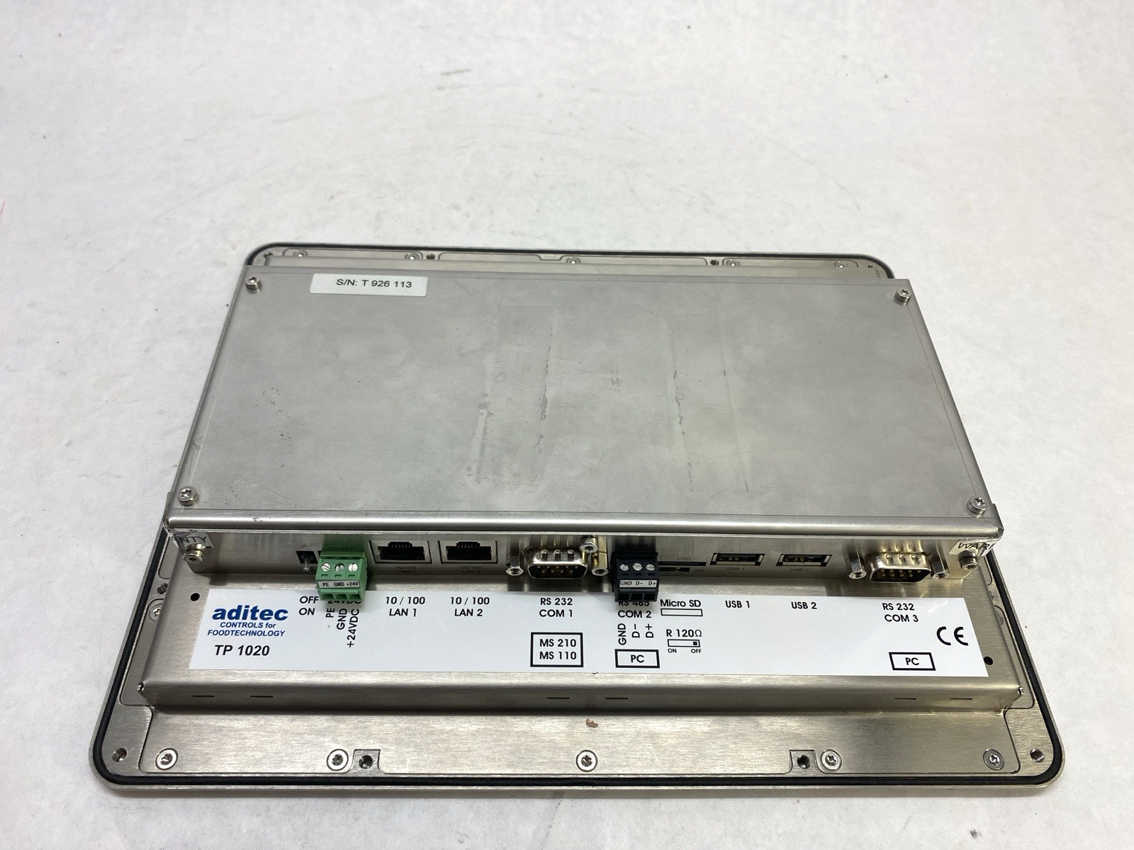 Aditec TP 1020 10.4" TFT-Display in Projected Capacitive Touch Technology 300311 - Maverick Industrial Sales