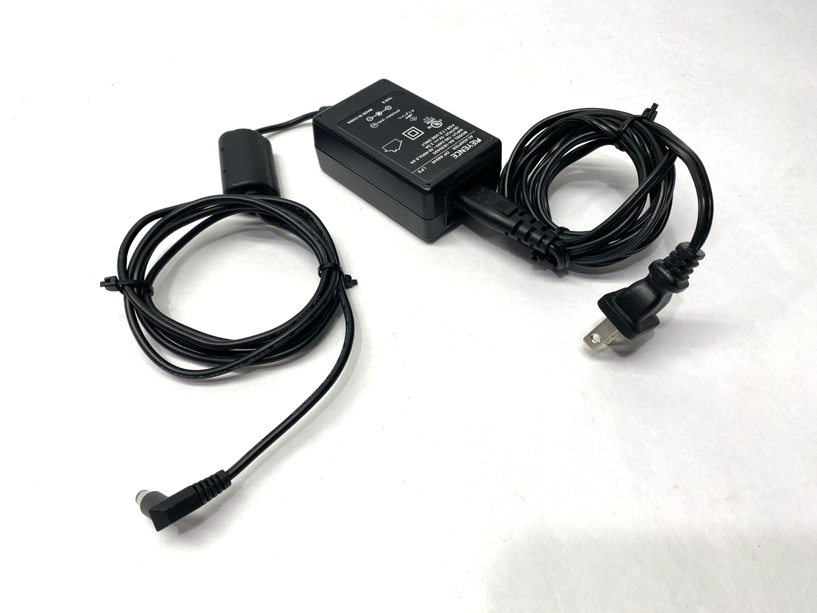 Keyence OP-88046 AC Adapter 100-240V .4A - Maverick Industrial Sales
