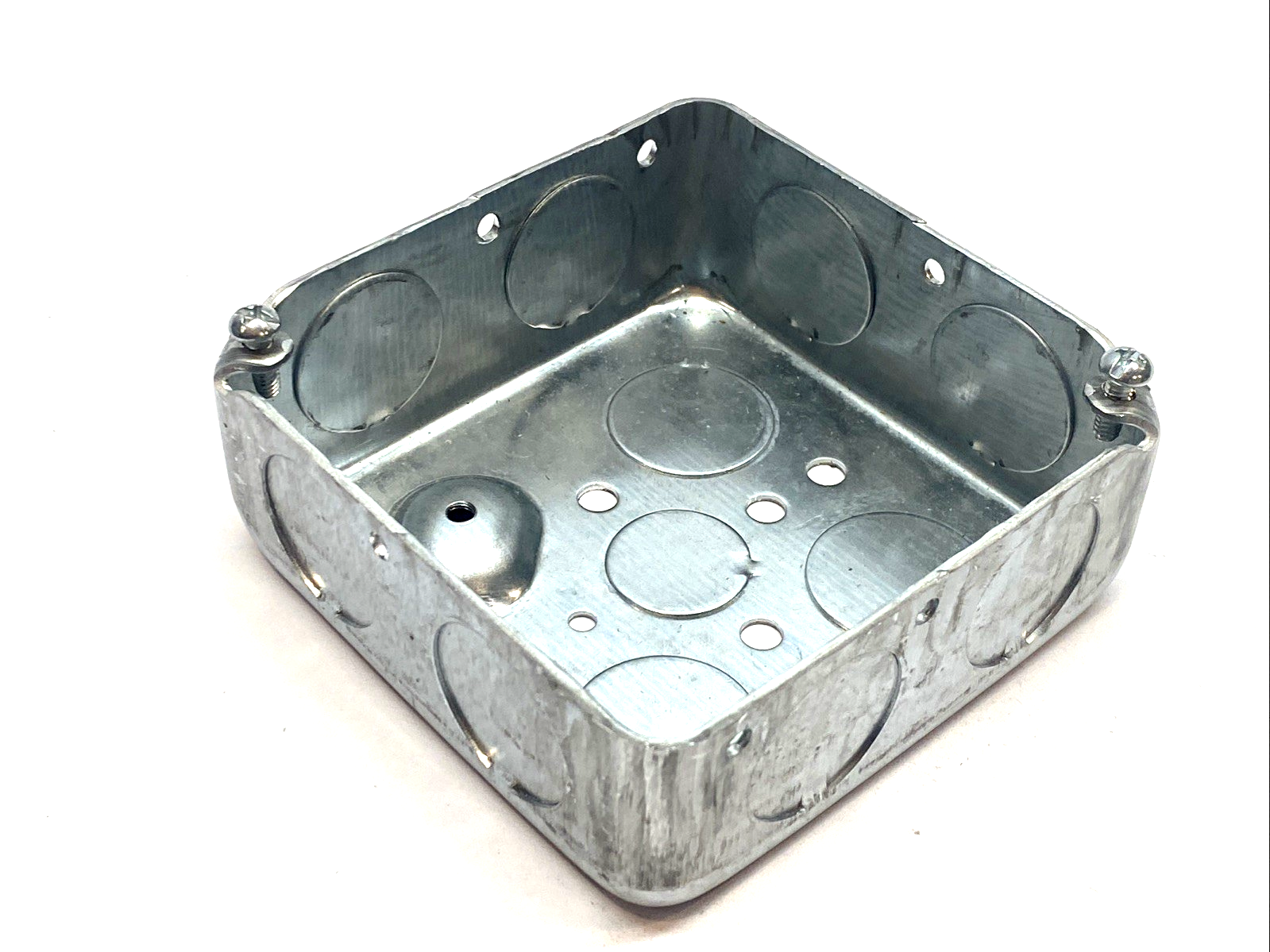 Raco 232 | Hubbell 4" Square Steel Box 2-1/8" Deep LOT OF 10 - Used - Maverick Industrial Sales