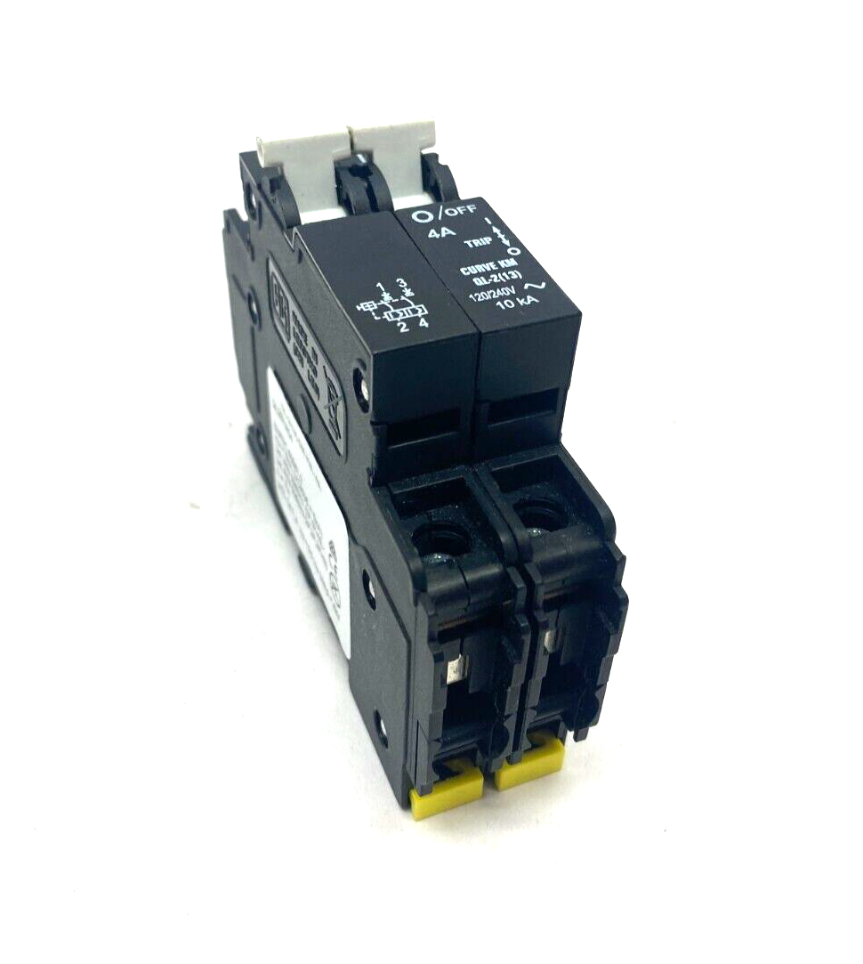 CBI QL28KM04 Circuit Breaker 2-Pole 4A QL-2(13)-DM-KM-4A - Maverick Industrial Sales