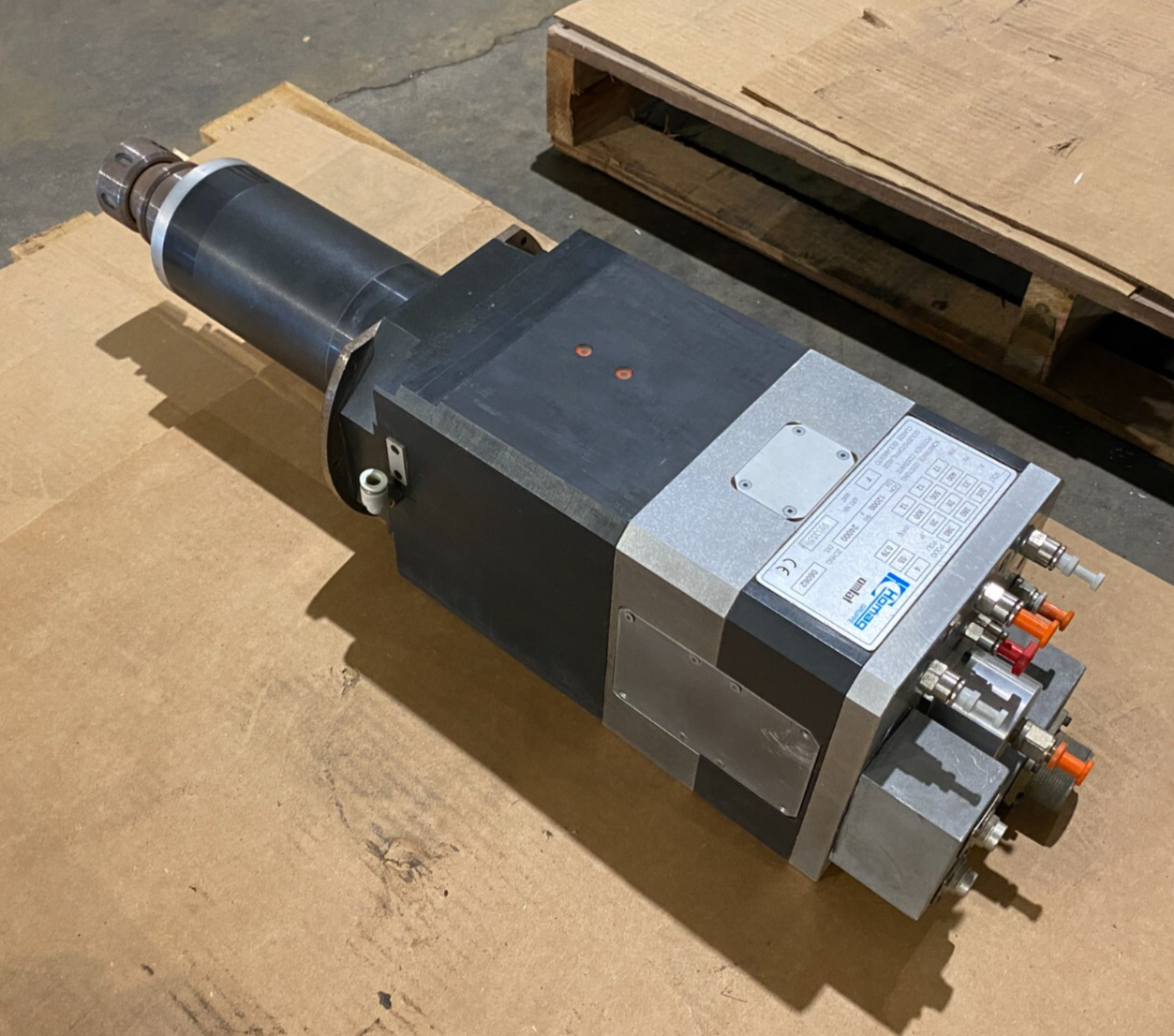 OMLAT Homag 986355 Motorized Spindle 24000 Max rpm 12kW - Maverick Industrial Sales