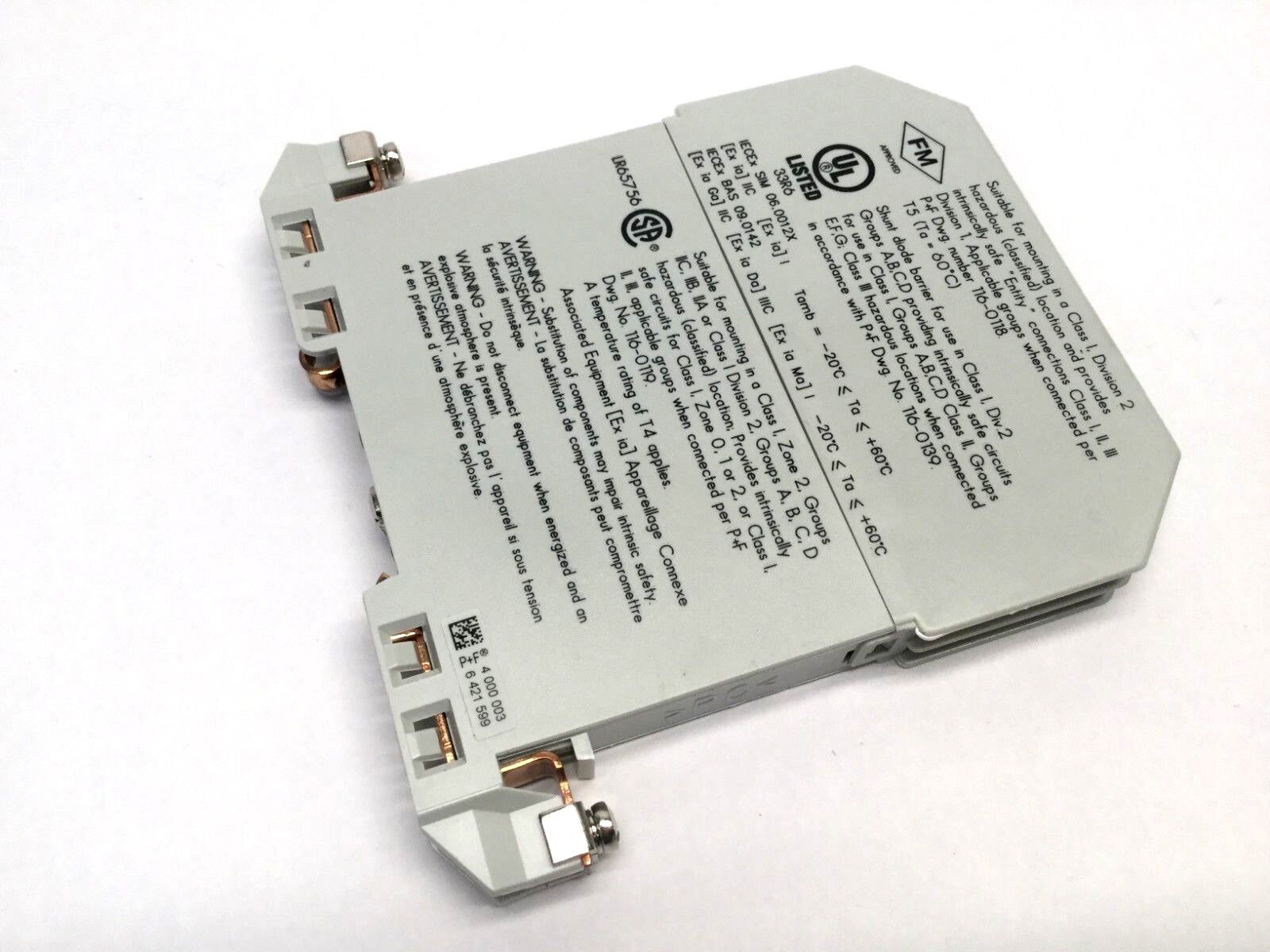 Allen Bradley 937ZH-DPCD-2 Ser A Zener Barrier 265217 - Maverick Industrial Sales