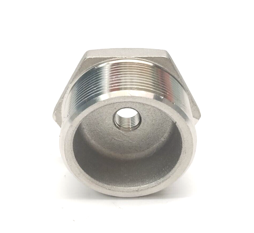 SP114 MB-304 Hex Reducer Bushing Fitting 2" x 1/4" Pipe 150# 2-1/2" Hex LOT OF 2 - Maverick Industrial Sales