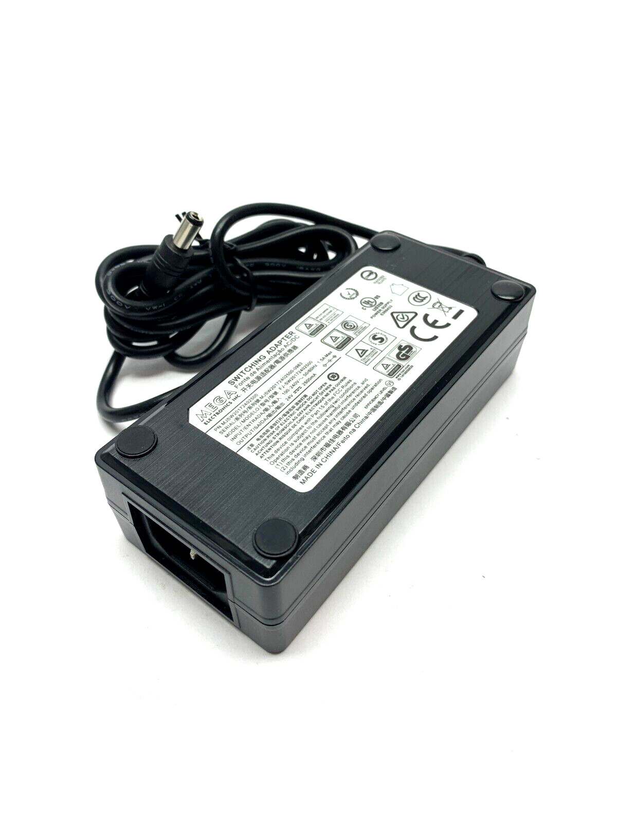 Does Not Apply | Mega Electronics MJSW20172402500-0983 AC/DC Power Supply ITE 1 Output 60W 24V - New – Open box - Maverick Industrial Sales
