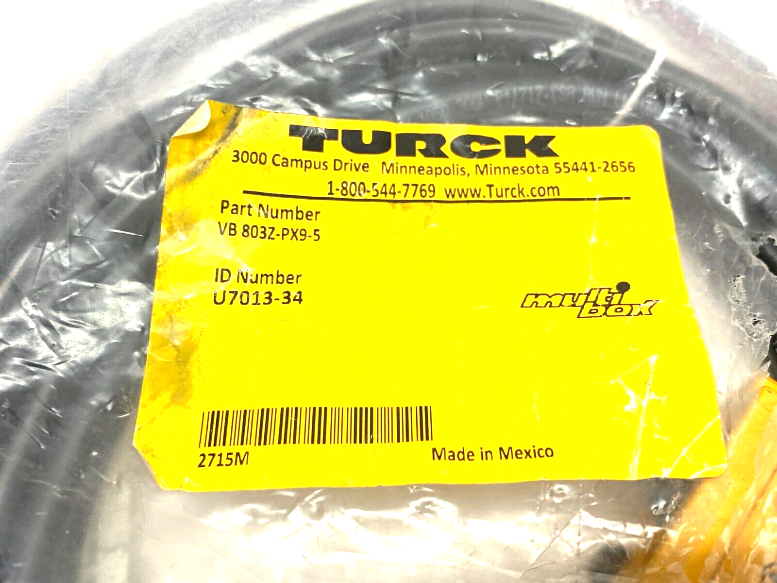 Turck VB 803Z-PX9-5 Multibox Junction Box 8-Port U7013-34 - Maverick Industrial Sales