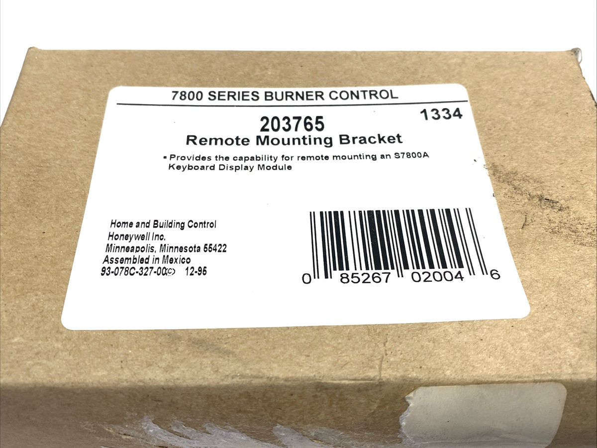 Honeywell 203765 7800 Series Burner Control Remote Mounting Bracket - Maverick Industrial Sales