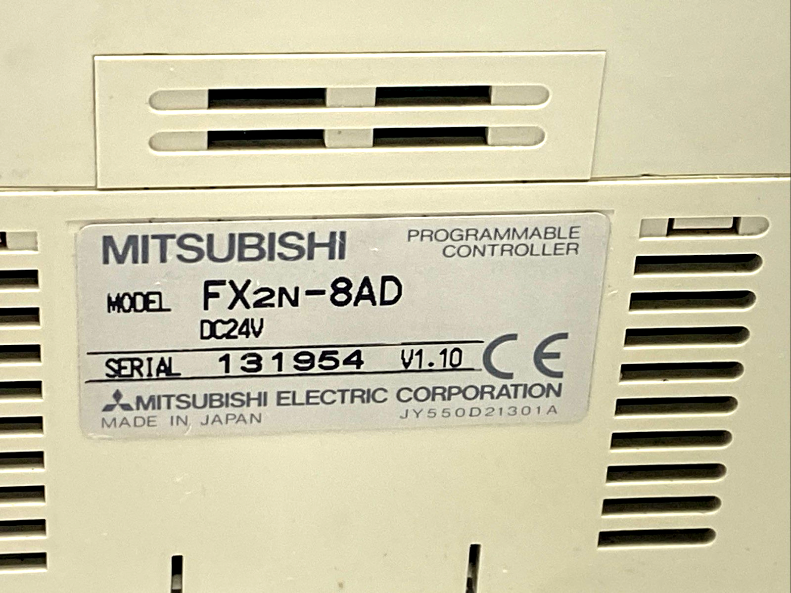 FX2N-8AD | Mitsubishi Analog Input Module 24VDC - Used - Maverick Industrial Sales
