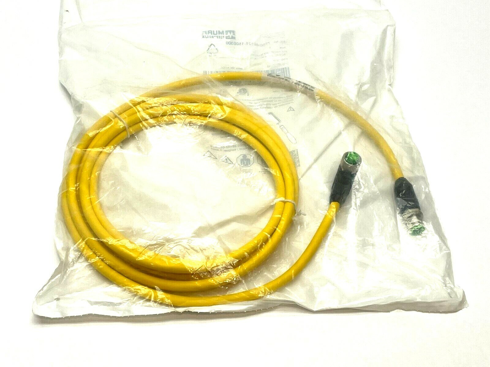Murr Elektronik 7700-40121-1500300 Cordset M12 Male M12 Female 90 Degree 3m L - New - Maverick Industrial Sales