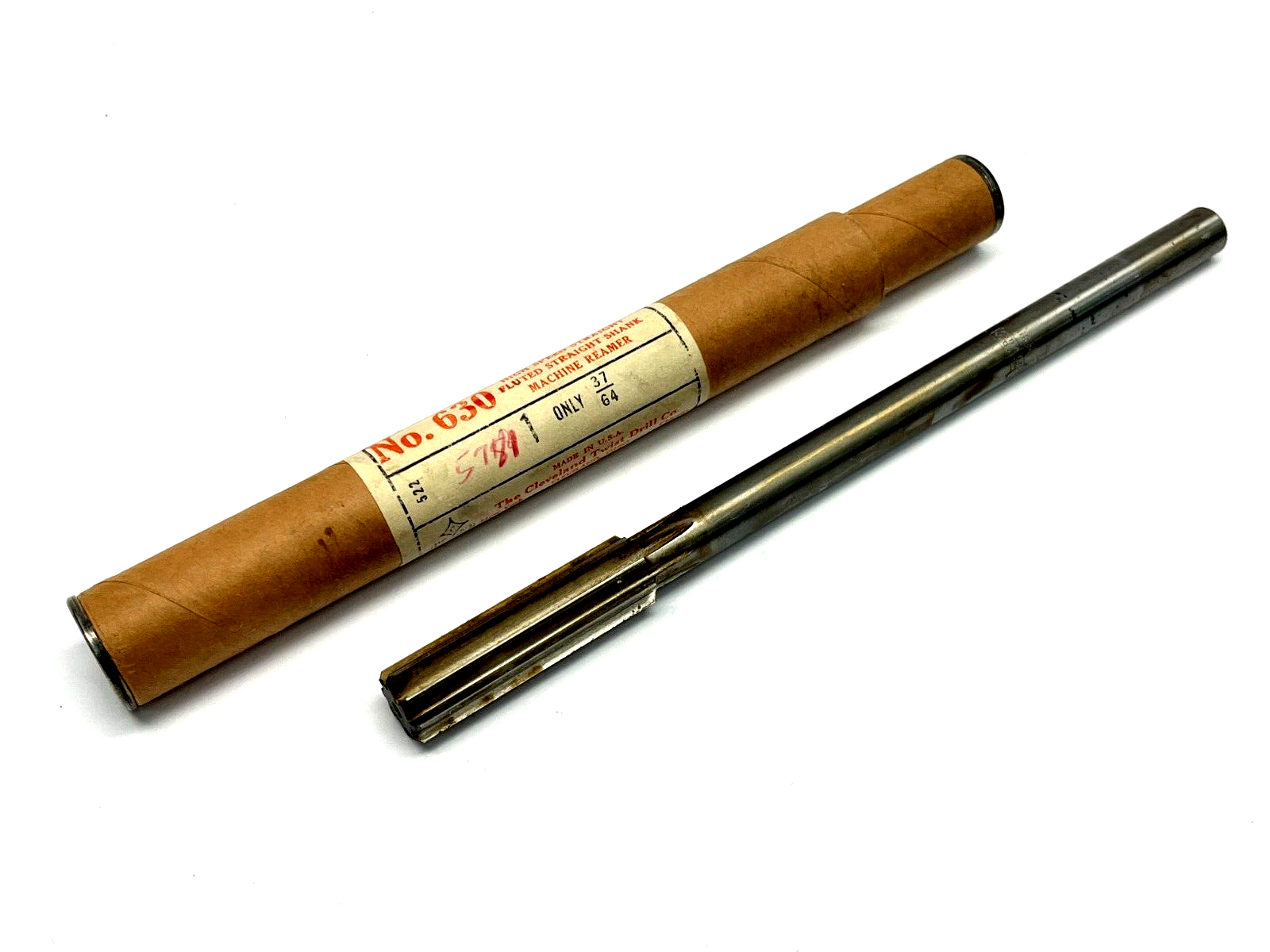 Cleveland Twist Drill 630 37/69" Straight Fluted Straight Shank Machine Reamer - Maverick Industrial Sales