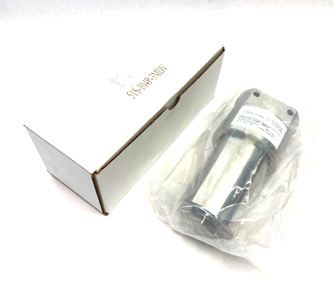 Chase Filters 51S-104P-3MDV T-Type Ultra High Pressure Filter 6000PSIG - Maverick Industrial Sales