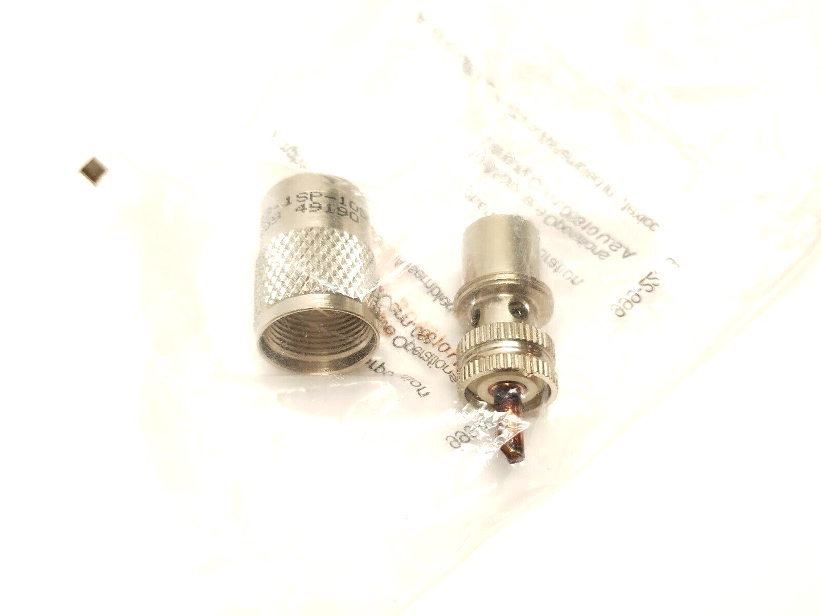 Amphenol 083-1SP-1050 RF UHF Connector Straight Solder Plug 50 Ohm - Maverick Industrial Sales