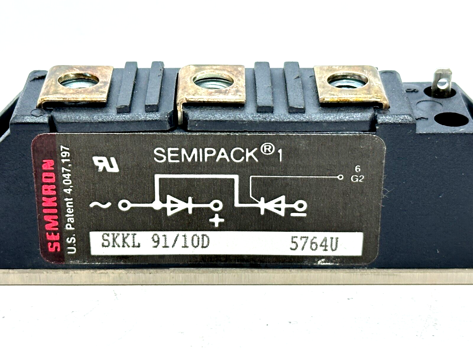 Semikron SKKL91/10D Semipack Thyristor Diode Module 5764U - Maverick Industrial Sales