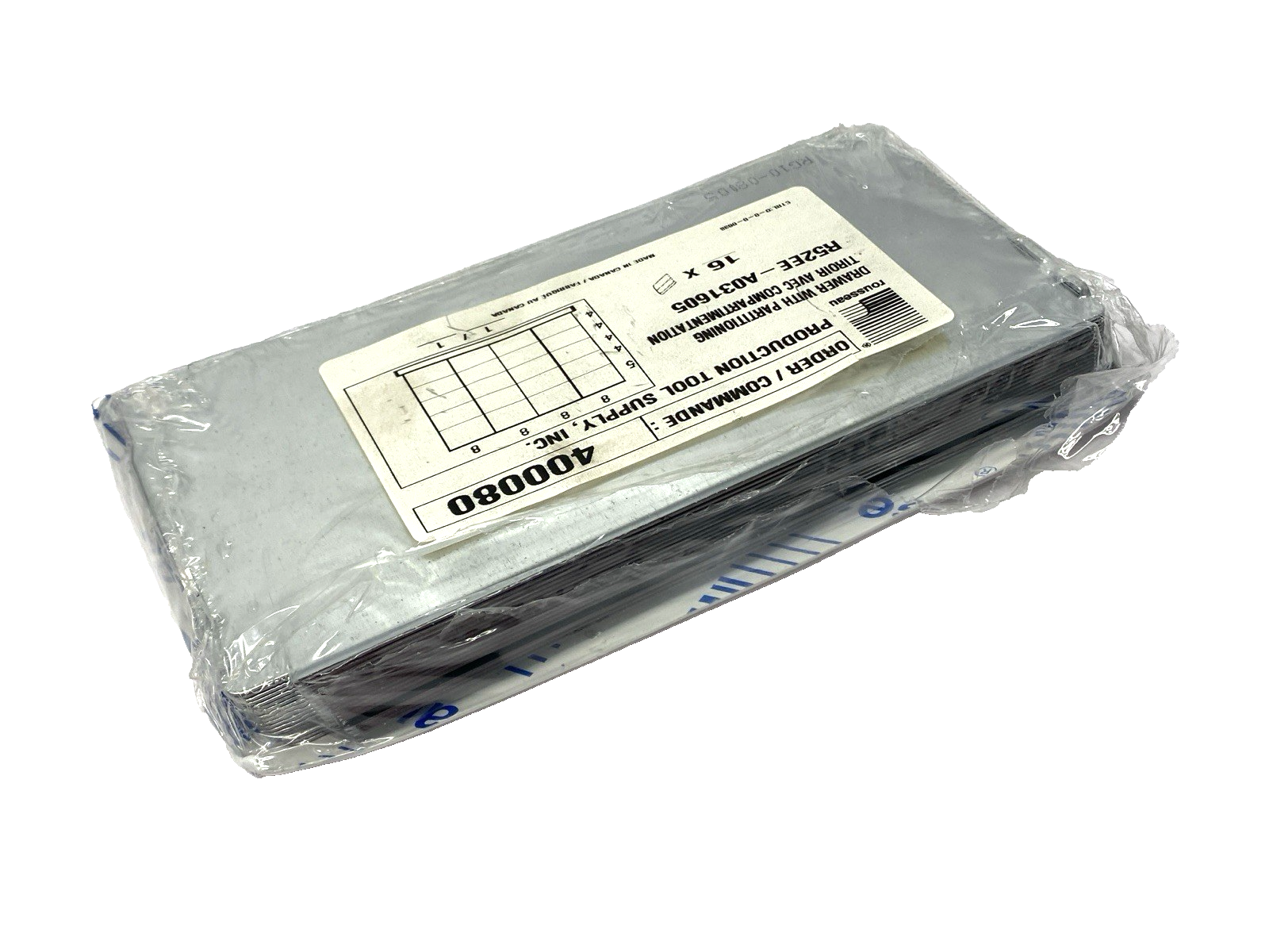 R52EE-A031605 | Rousseau Drawer Partitioning PACK OF 15 - New – Open box - Maverick Industrial Sales