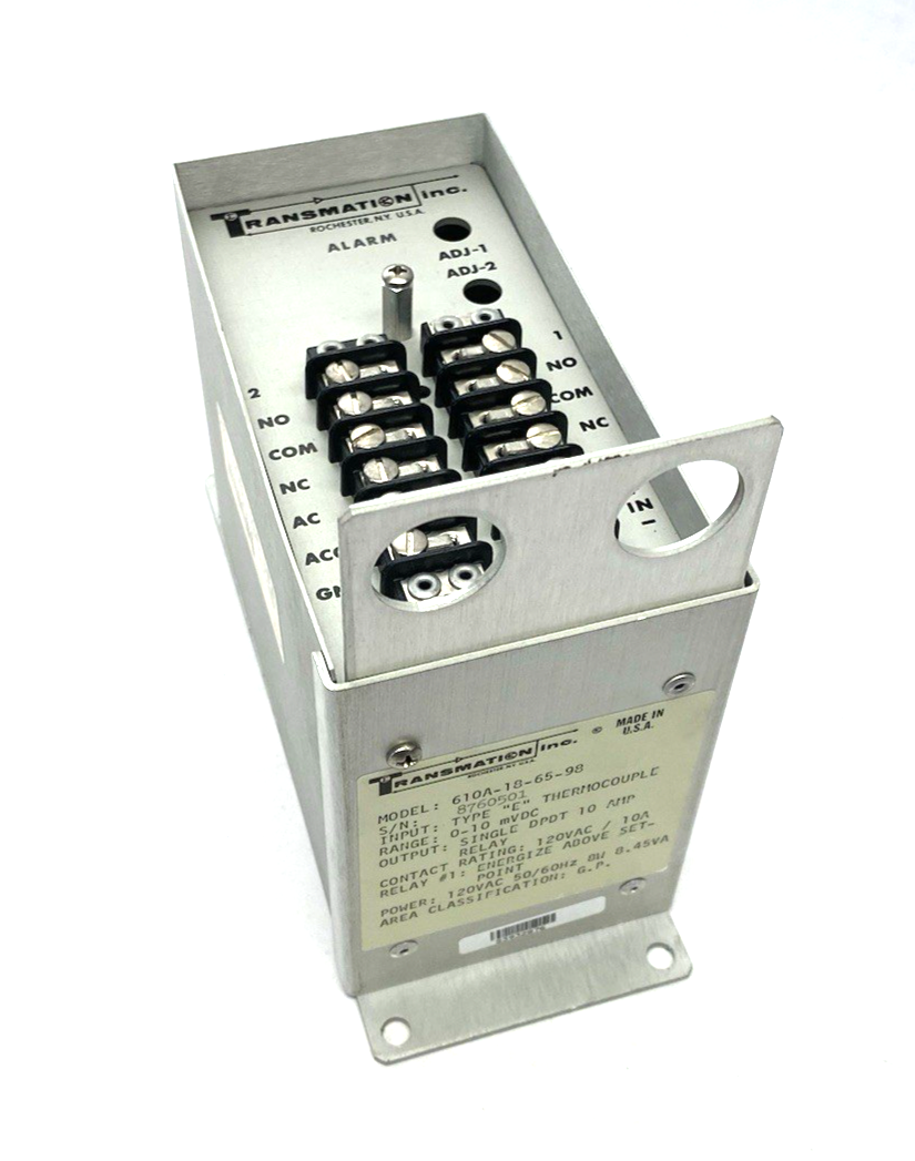 Transmation 610A-18-65-98 Temperature Alarm Unit - Maverick Industrial Sales