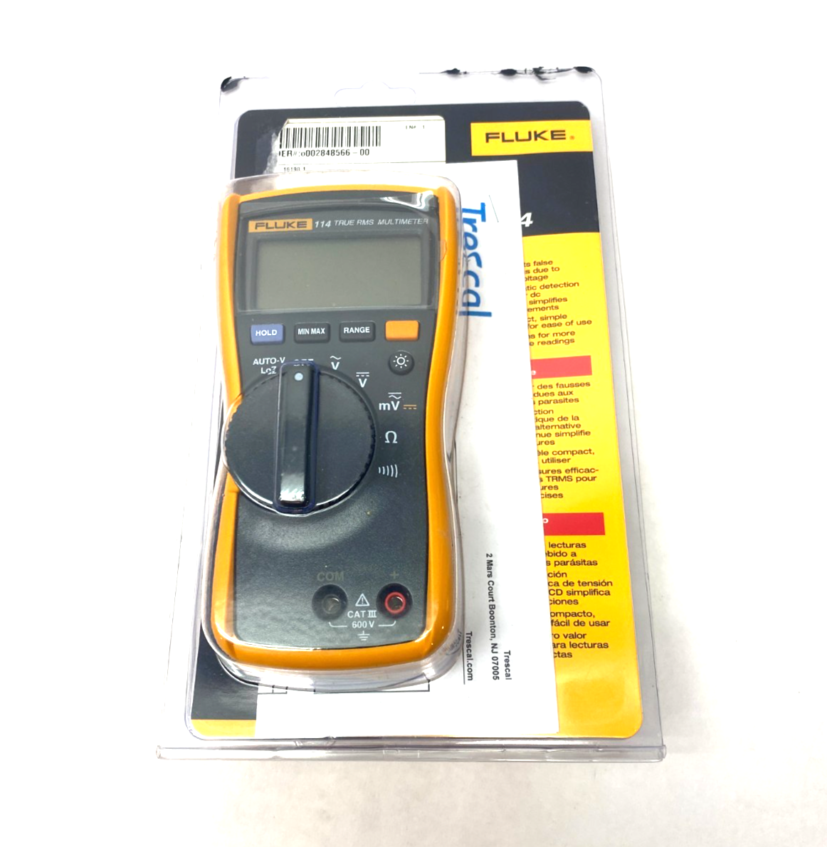 Fluke 114 True-rms Digital Multimeter Kit 2538783 - Maverick Industrial Sales