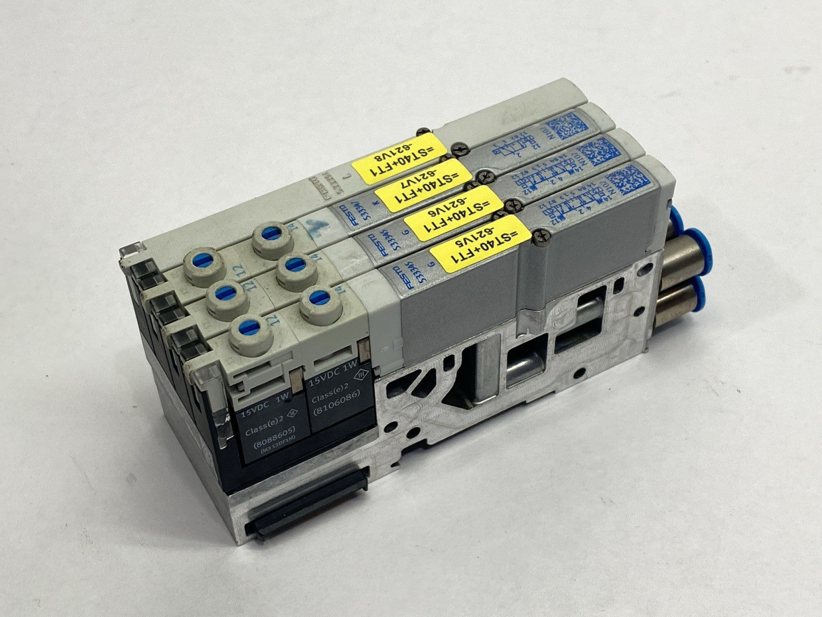 Festo VMPA1-FB-AP-4-1 Sub Base w/ VMPA1-M1H-G-PI Solenoid VMPA1-RP Cover - Maverick Industrial Sales