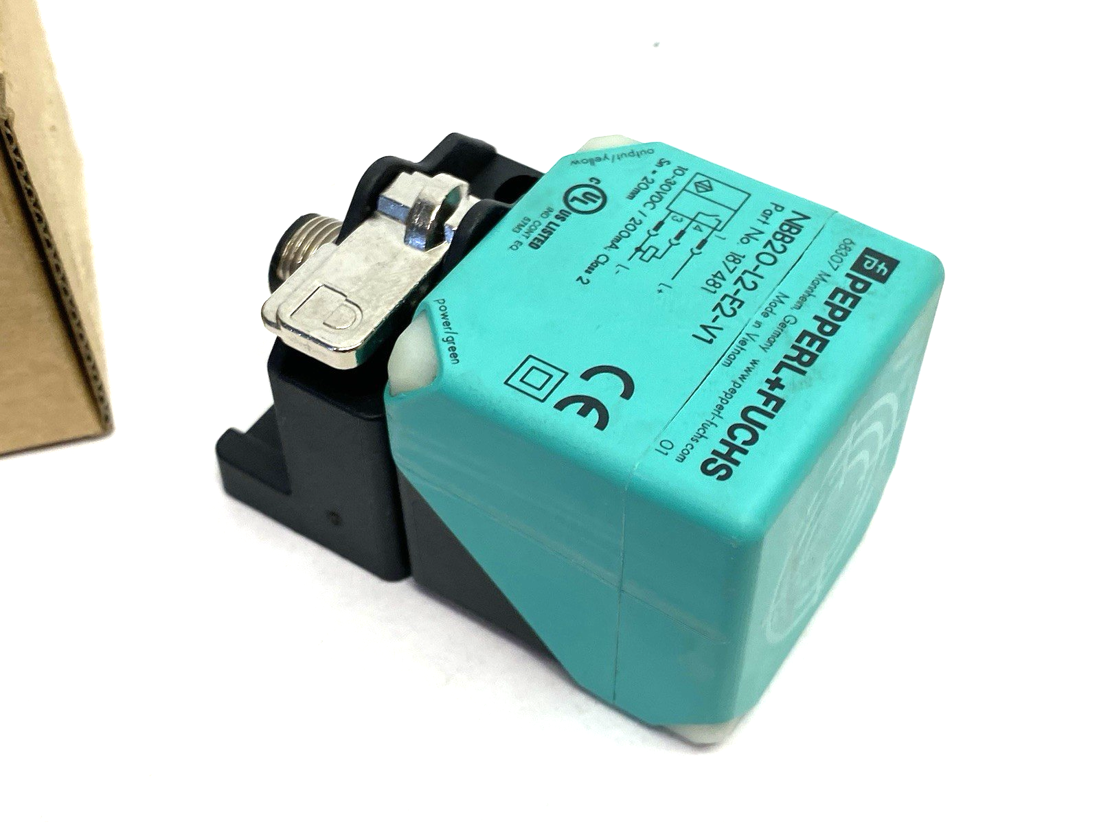NBB20-L2-E2-V1 | Pepperl+Fuchs Inductive Cube Sensor, 4-LEDs, 187481 - Used - Maverick Industrial Sales