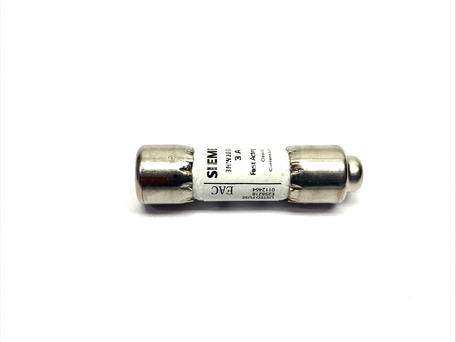 Siemens 3NW2030-0HG Fuse, Class CC, Quick, 3A 600V - Maverick Industrial Sales