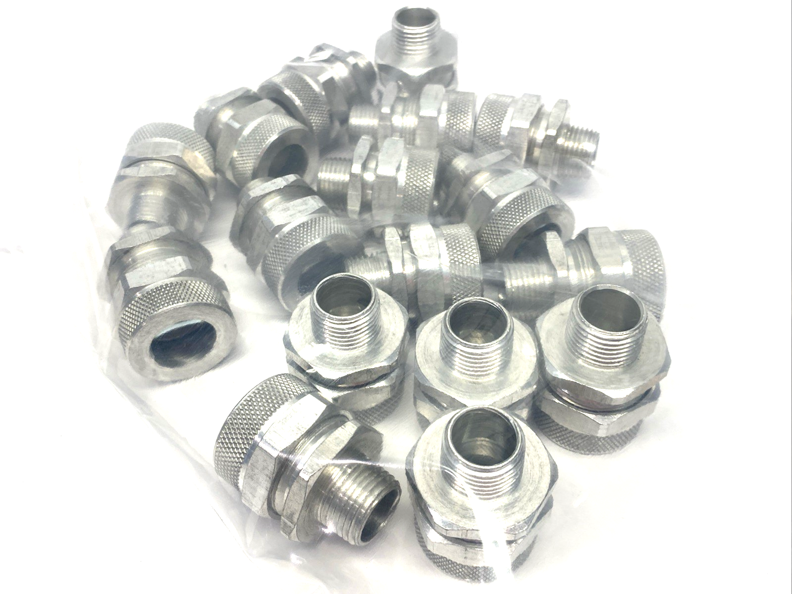 Remke RSR-1200-W Tuff-Seal Aluminum Cord Grip Bushing 1/2" NPT LOT OF 17 - Maverick Industrial Sales