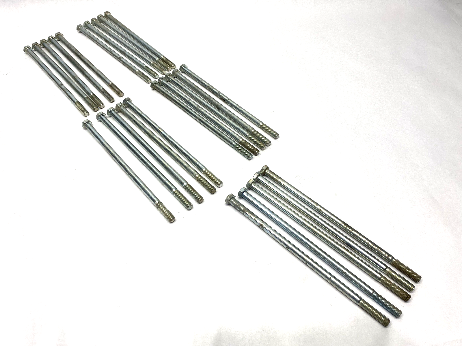 3/8"-16 x 9" Hex Head Bolts 7-3/5" Unthreaded Length LOT OF 25 - New – Open box - Maverick Industrial Sales