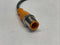 Banner S18LGRXPQ Barrel-Mount Indicator EZ-Light 10-30VDC w/ ifm EVC892 Cable - Maverick Industrial Sales