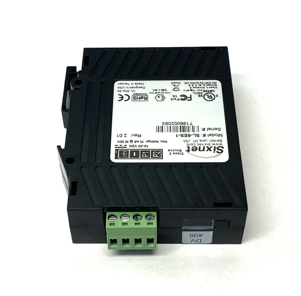 SL-5ES-1 | HMS Networks Sixnet® Unmanaged 5-port Industrial Ethernet Switch - Used - Maverick Industrial Sales