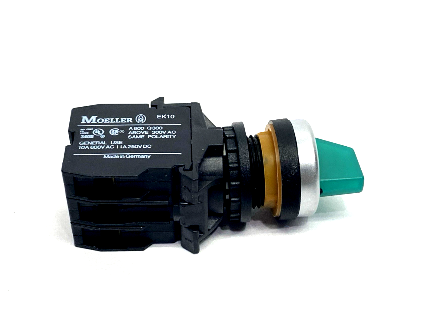 Moeller S-5225-240 3-Pos. Selector Switch, Green RLWK3R2-GN/K20/EF3/GL130 5-PACK - Maverick Industrial Sales