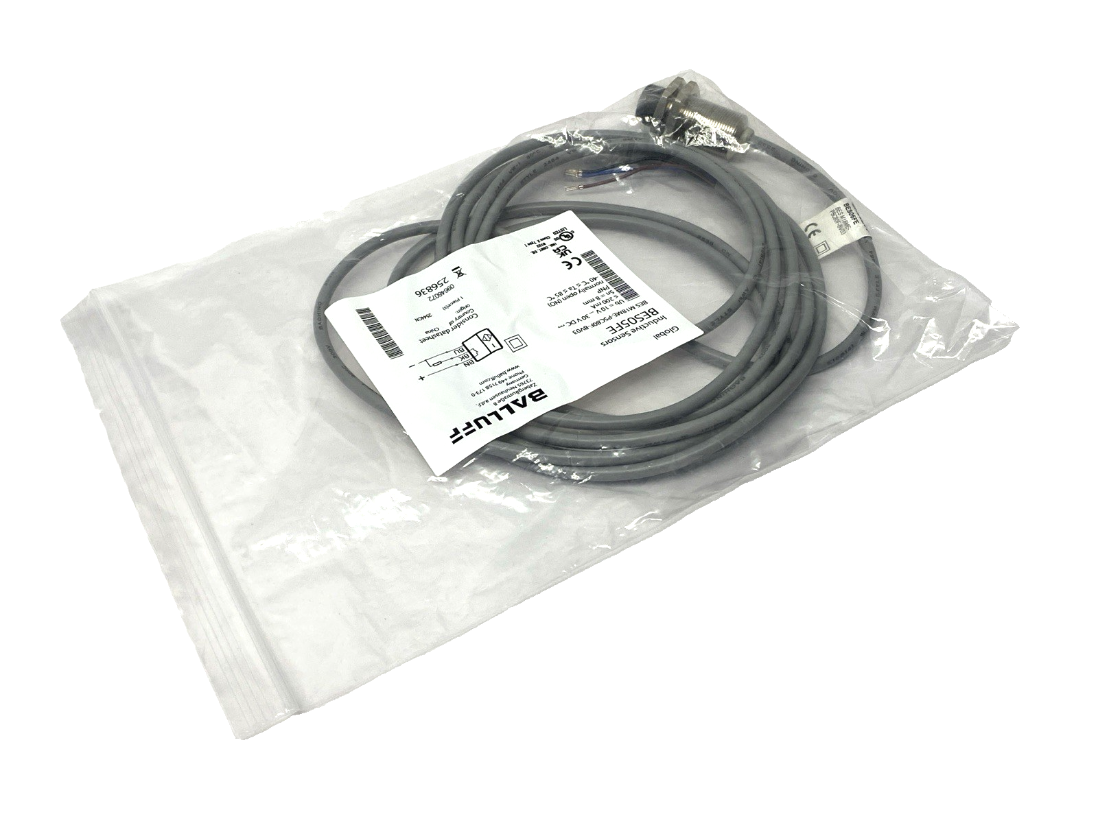 BES05FE | Balluff Inductive Proximity Sensors M18 8mm Range BES M18ME-PSC80F-BV03 - New - Maverick Industrial Sales