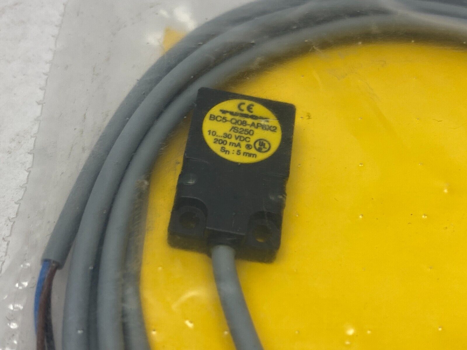 Turck BC5-Q08-AP6X2/S250 Rectangular Capacitive Sensor 5mm Sn 10-30VDC 26200 - Maverick Industrial Sales