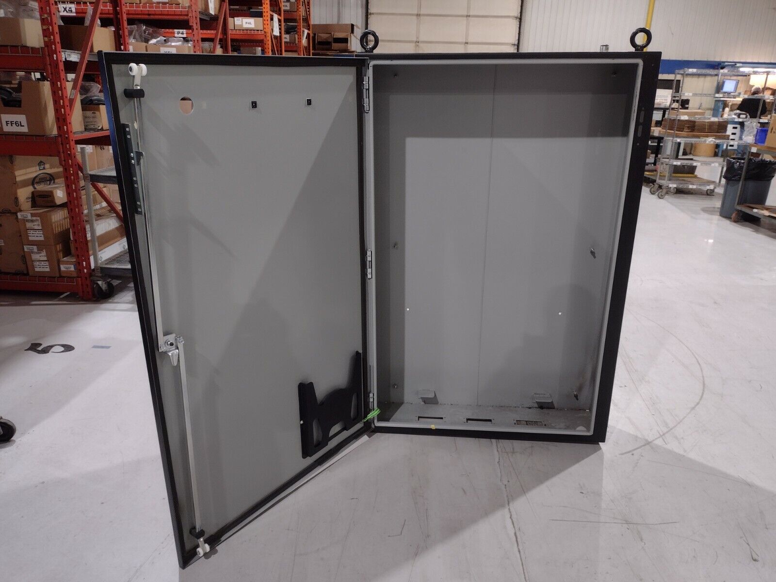 Hoffman A60X1E4010 Low-Profile Type 12 Disconnect Enclosure Black, No panel - Maverick Industrial Sales
