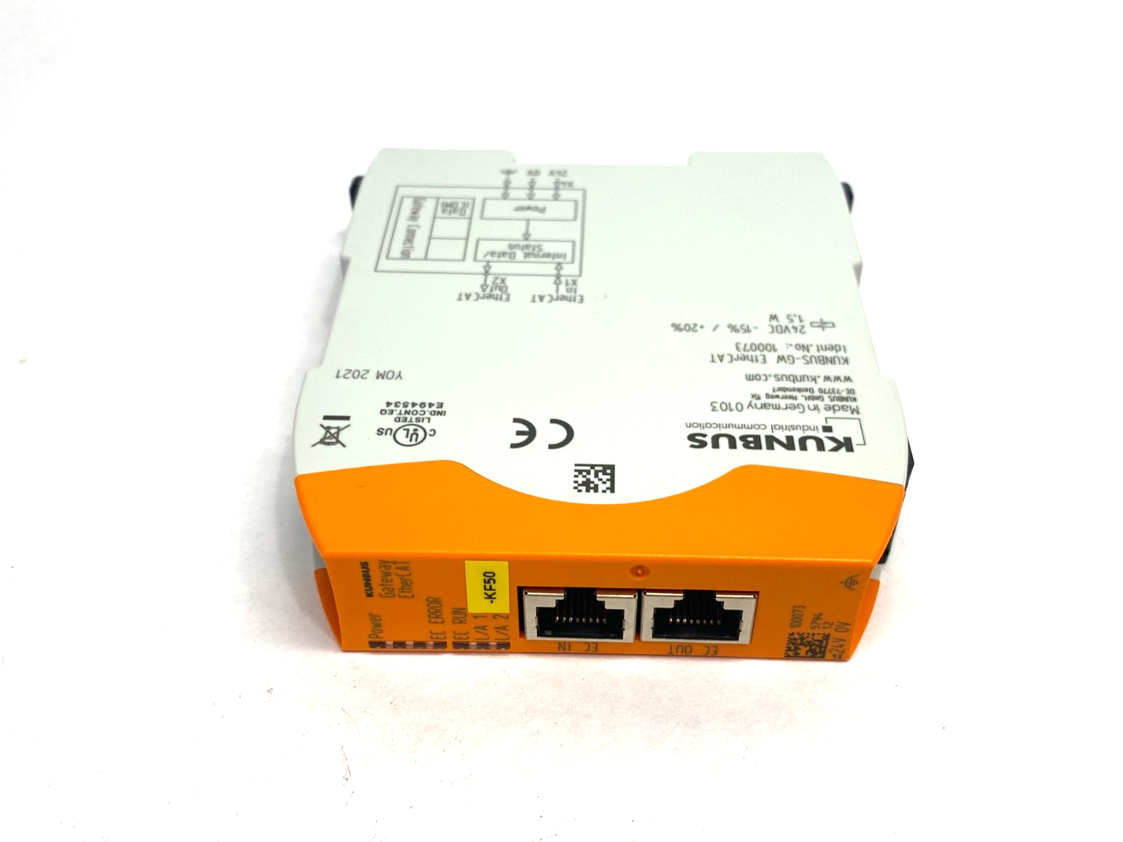 Kunbus 100073 SERCOS III EtherCAT Gateway Slave Module KUNBUS-GW - Maverick Industrial Sales