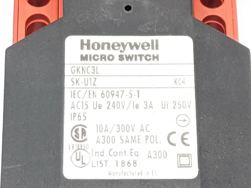 Honeywell GKNC3L Key Actuated Safety Switch - Maverick Industrial Sales