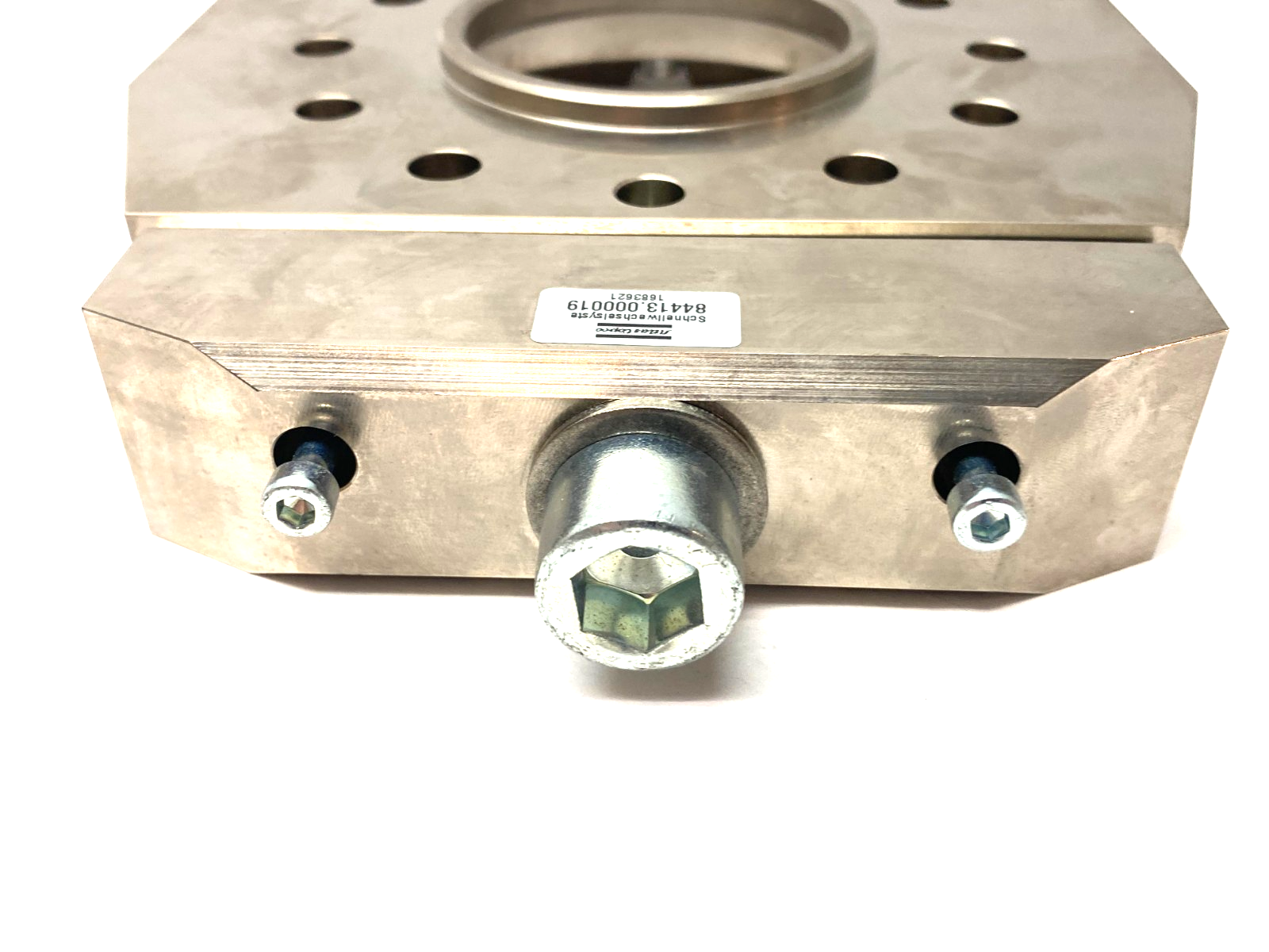 Atlas Copco 84413.00019 Quick-Change System Plate NO BOTTOM LOCK PLATE - Maverick Industrial Sales