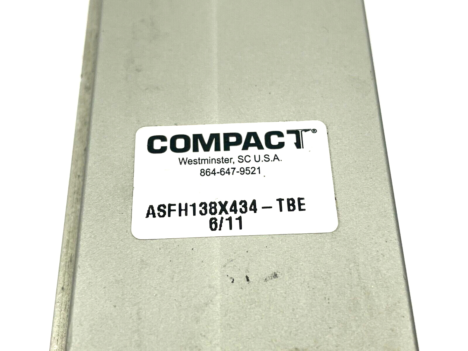 Compact ASFH138X434-TBE Pneumatic Cylinder - Maverick Industrial Sales
