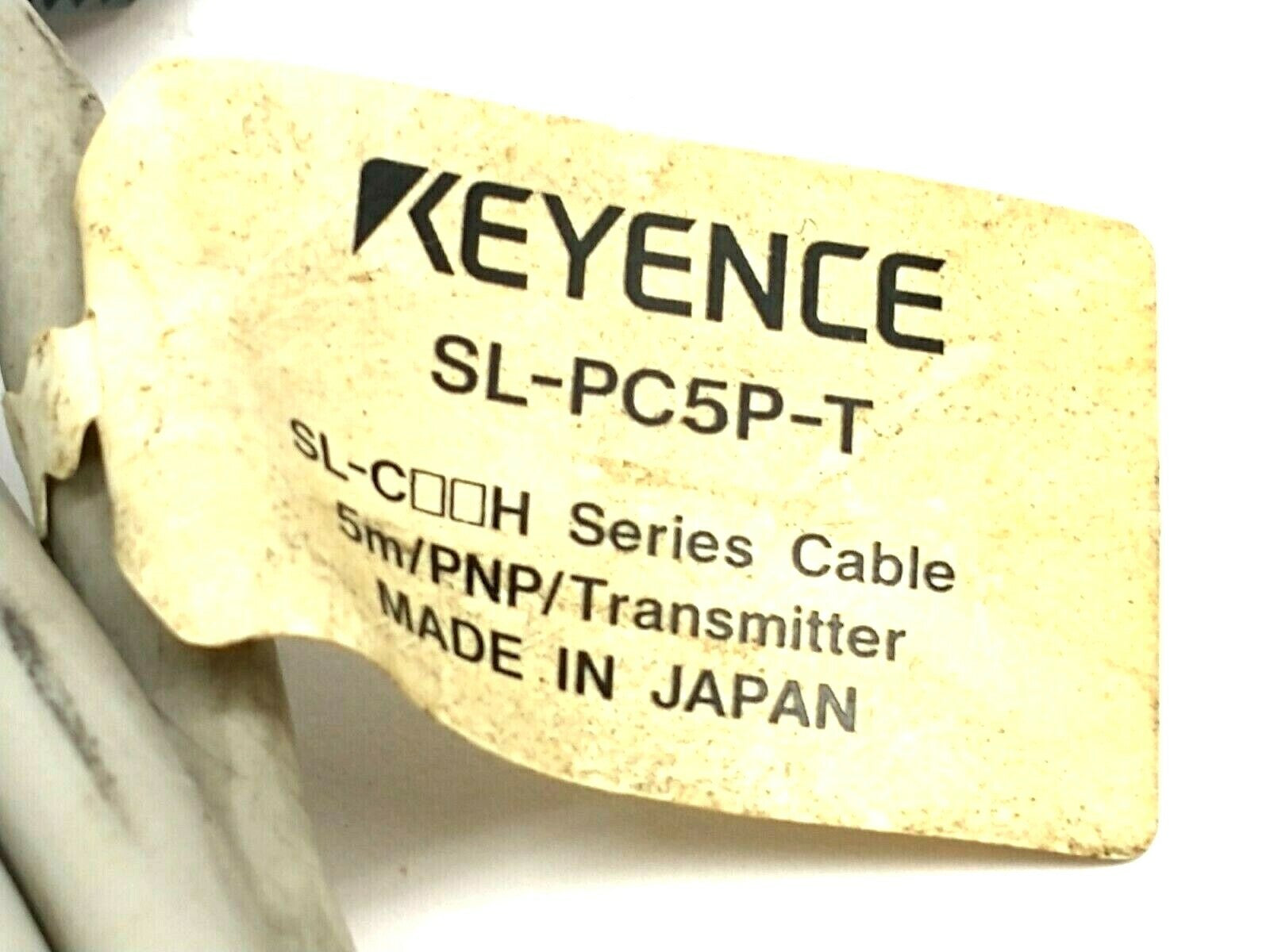 Keyence SL-PC5P-T Light Curtain Transmitter Cable PNP 5m - Maverick Industrial Sales