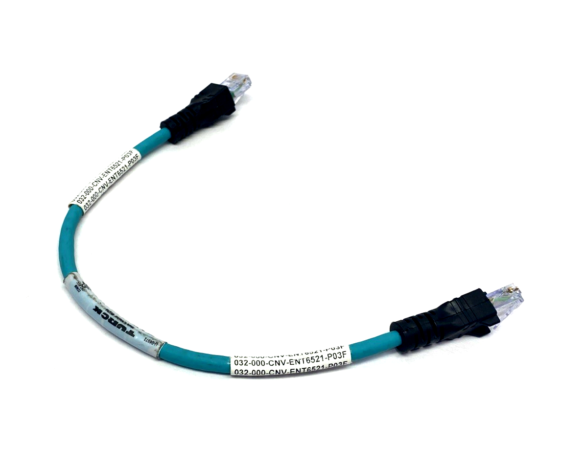 Turck RJ45 RJ45 440-0.3M Ethernet Cordset RJ45 0.3m U-04971 - Maverick Industrial Sales