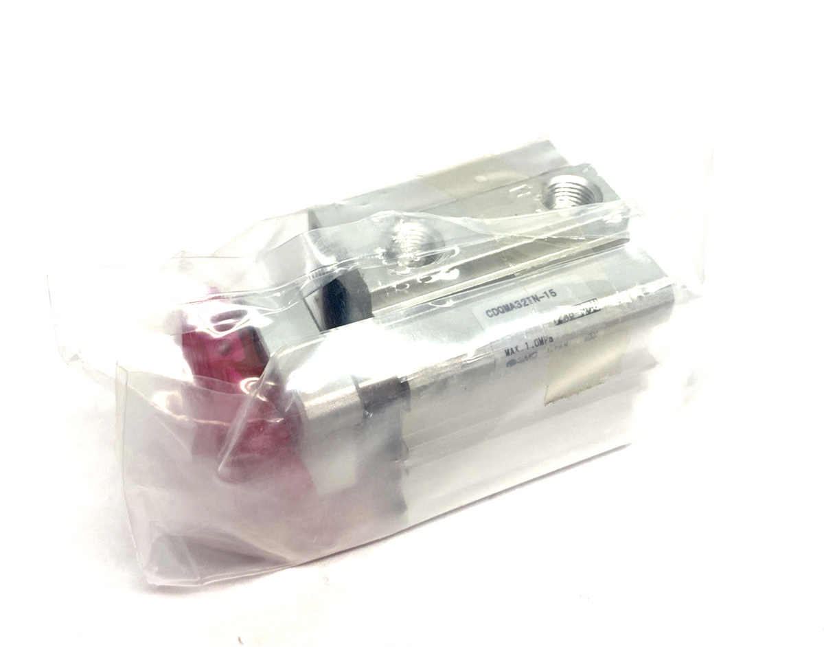 SMC CDQMA32TN-15 Compact Guide Rod Cylinder, Auto Switch-Mountable - Maverick Industrial Sales