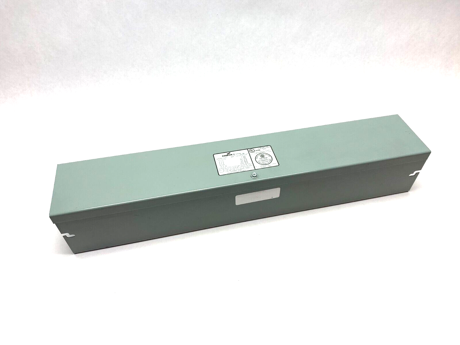 Cooper B-Line 4424HSNK Straight Lay-In Wireway Section 4" x 4" x 24" Gray - Maverick Industrial Sales