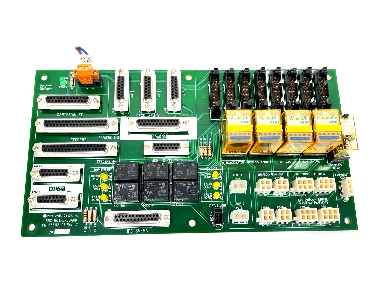 Jabil 533112-01 Rev. C SBX Motherboard - Maverick Industrial Sales