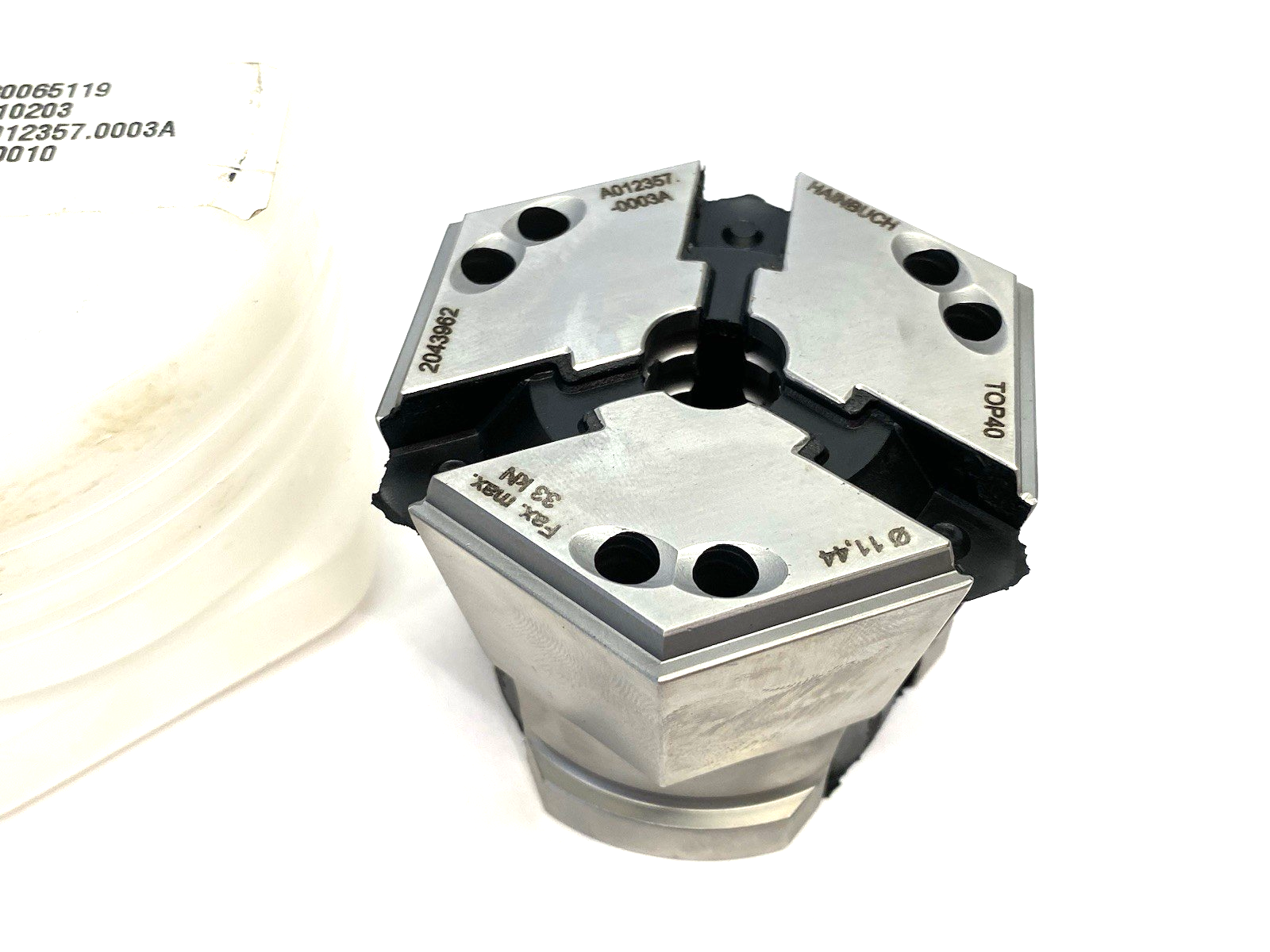 A012357.0003A | Hainbuch Clamping head TOP 40 11,44mm Round - New – Open box - Maverick Industrial Sales